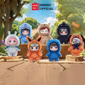 MINISO Naruto Shippuden Cute Beast Party Series Blind Box Keychain Karakter Anime Naruto-Gold Mountain