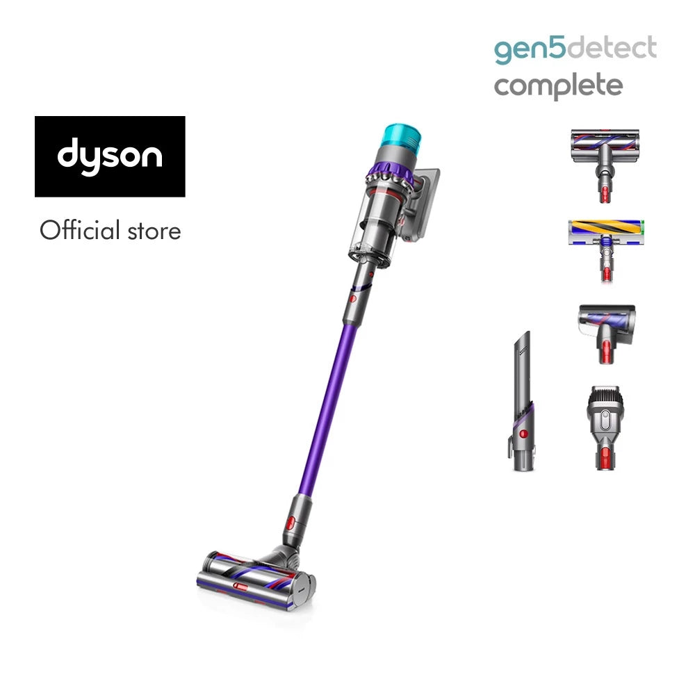 Dyson Gen5 Detect ™ Complete Vacuum Cleaner (Iron/Purple)-Gold Mountain