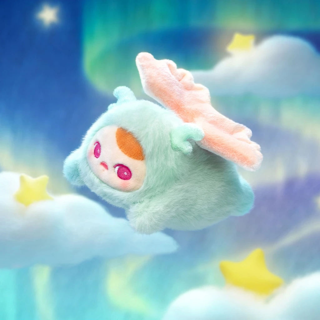 POP MART PUCKY FLYING BABIES SERIES - Plush Pendant Blind Box Action