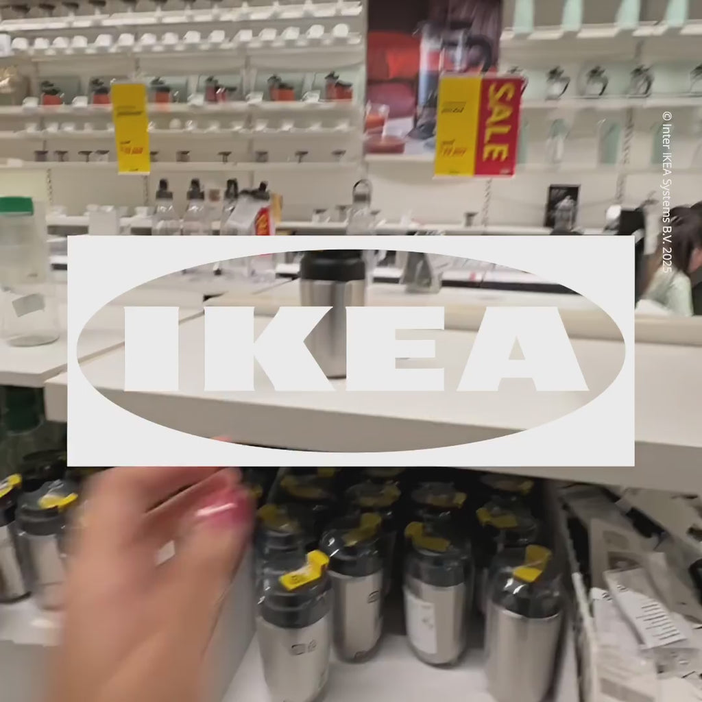 IKEA ENVALDIG Tumbler / Mug Portable 35cl Bahan Baja Tahan Karat-Gold Mountain