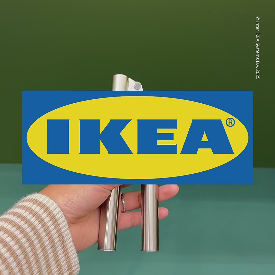 IKEA KONCIS Penghancur Bawang Baja Tahan Karat-Gold Mountain