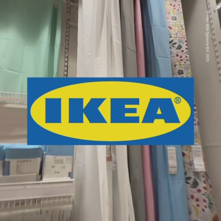 IKEA BJARSEN Tirai Shower Putih 180x200cm-Gold Mountain