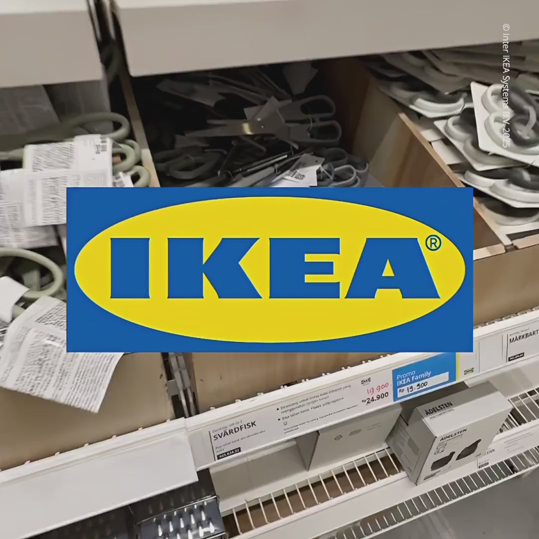 IKEA SVARDFISK Gunting Stainless Serbaguna Set Isi 2pcs-Gold Mountain