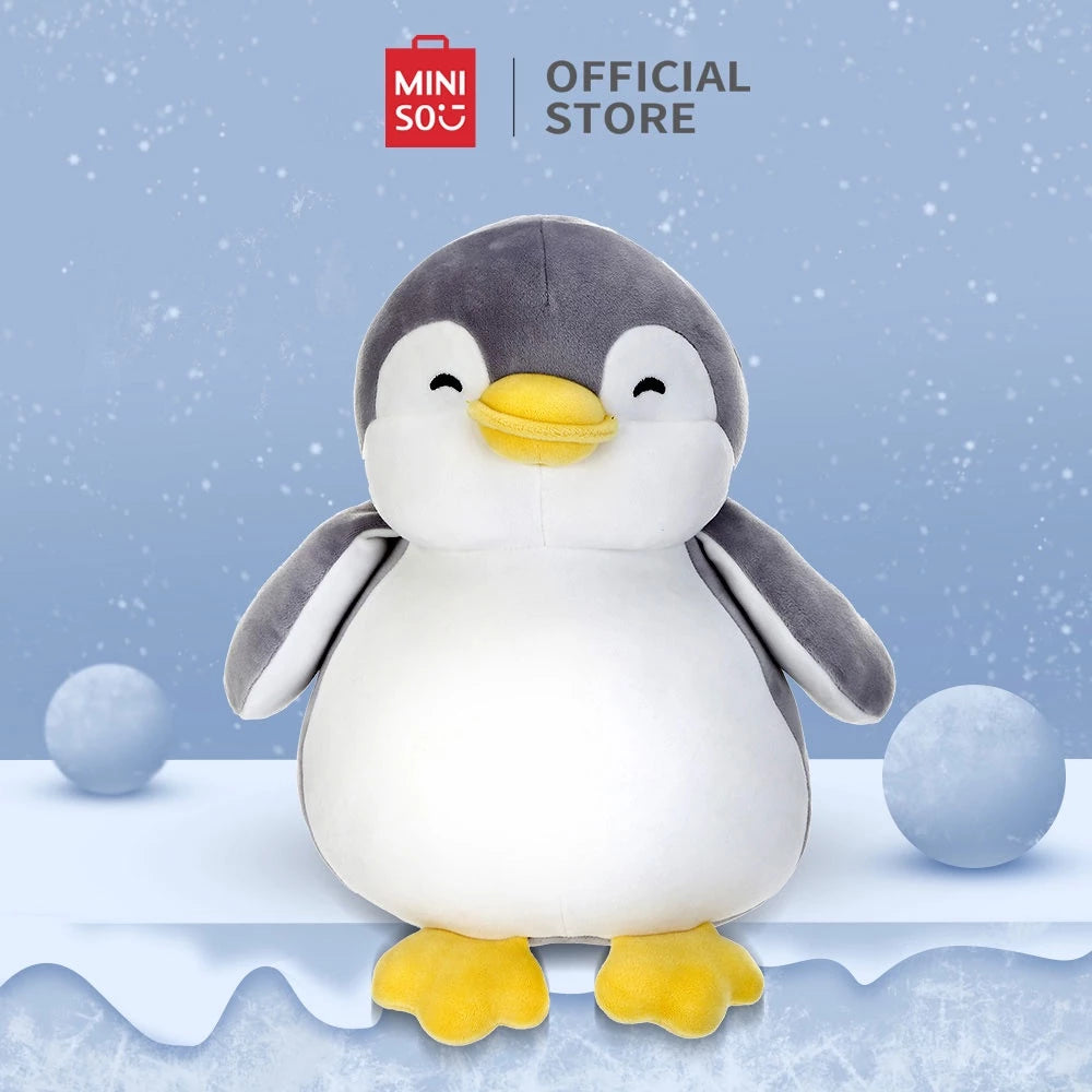 Miniso Official Boneka Small Penguin Plush Toy Boneka-Gold Mountain