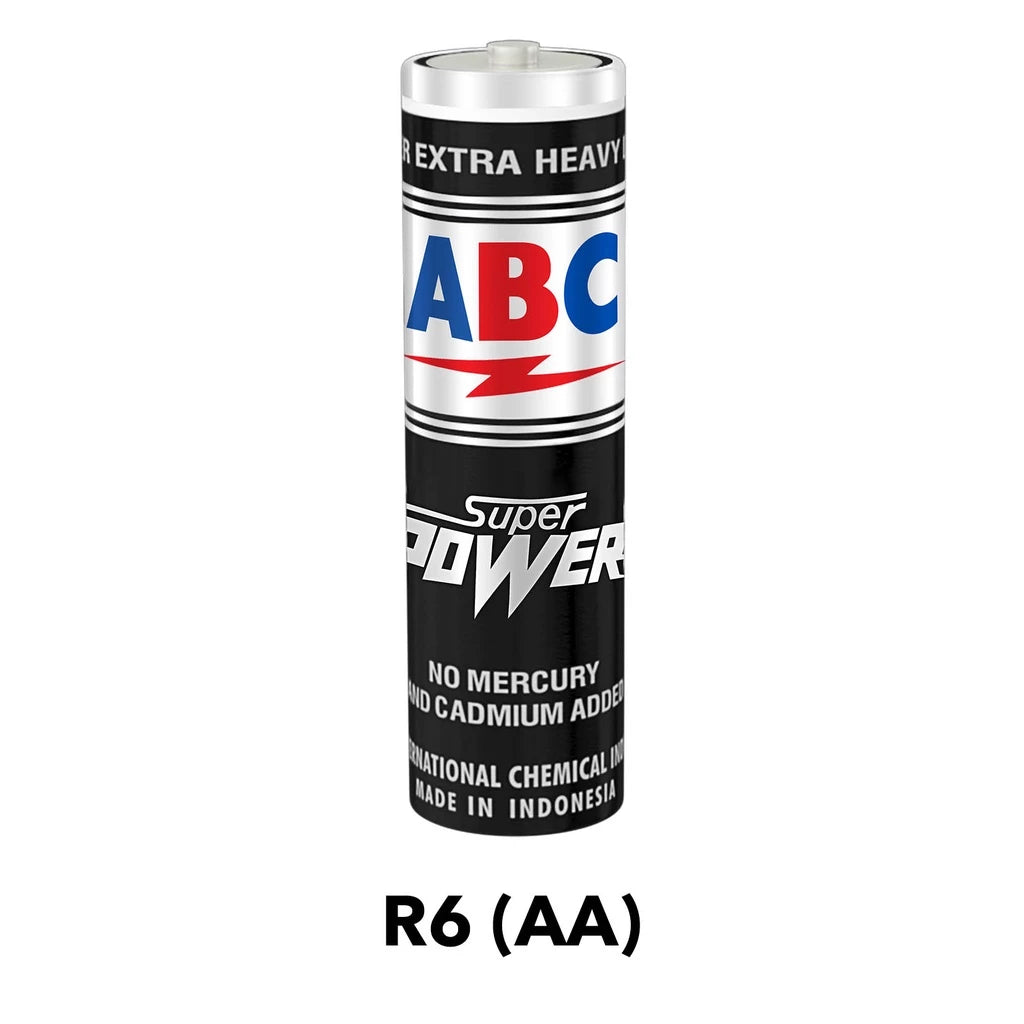 ABC Carbon Zinc R6 SPW 4 Baterai (AA Size)-Gold Mountain