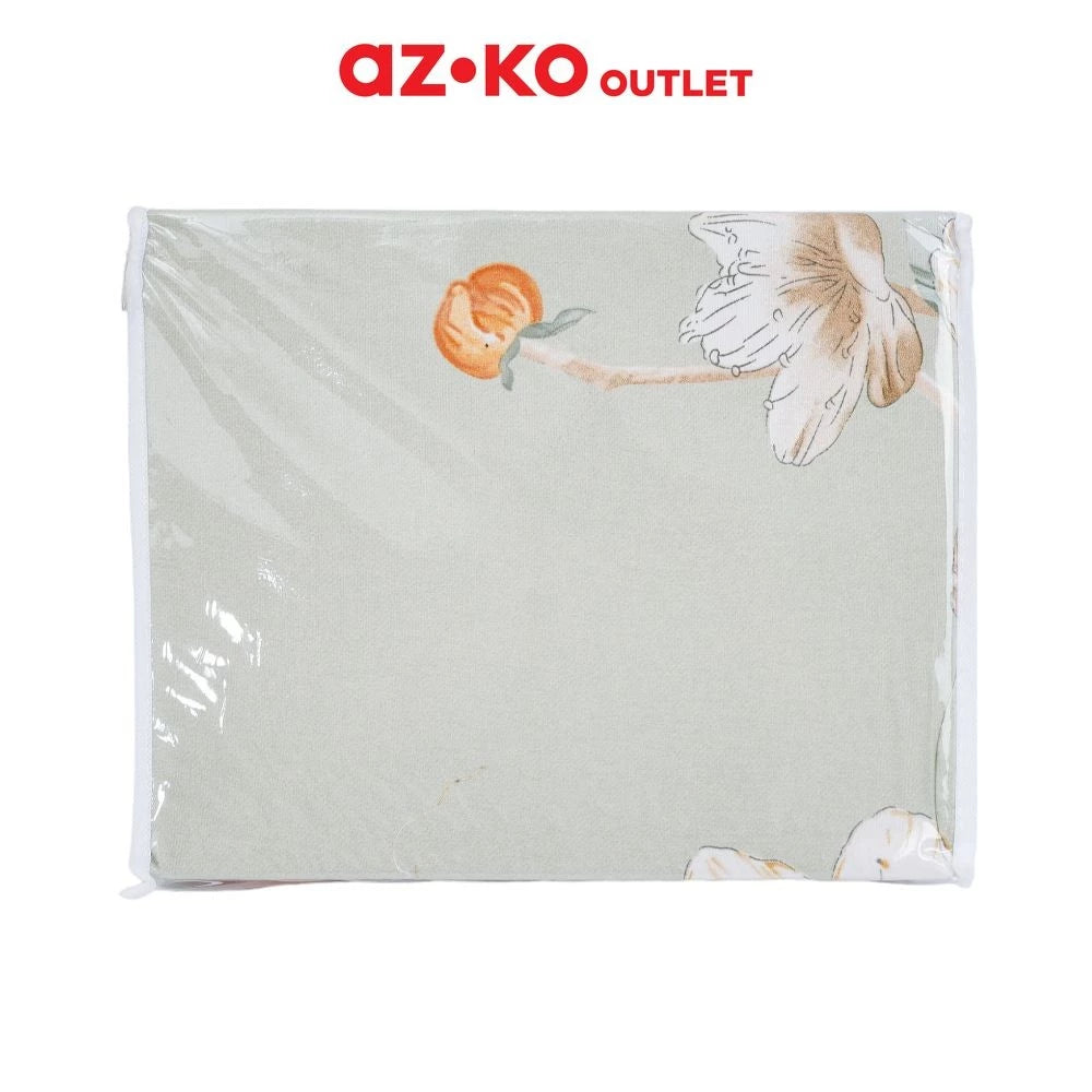 Sleeplite 180X200 Set 5 Pcs Seprai King Microfiber Flower Aya Sprei Motif Seprai Aesthetic Seprei Sheet Set Bed -Gold Mountain