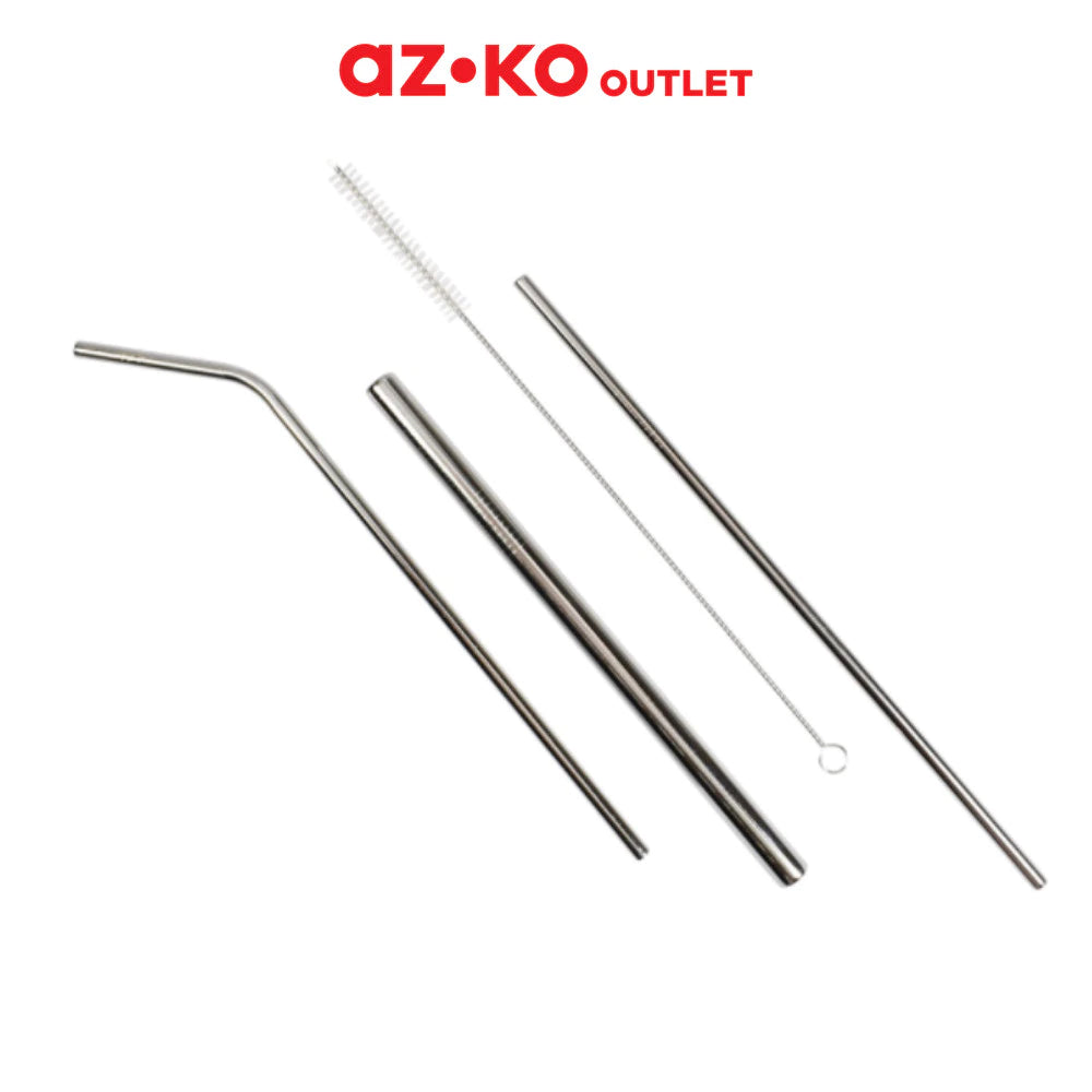 Delicia Set 3 Pcs Sedotan Stainless Steel-Gold Mountain