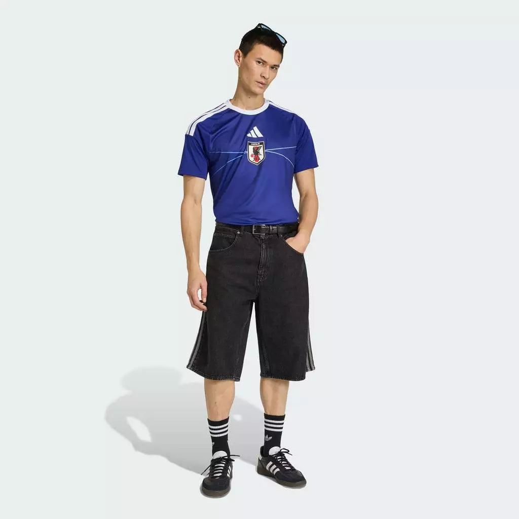 adidas Football Japan 26 Home Fan Jersey Pria Biru-Emas Mountain