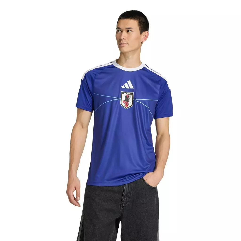 adidas Football Japan 26 Home Fan Jersey Pria Biru-Emas Mountain