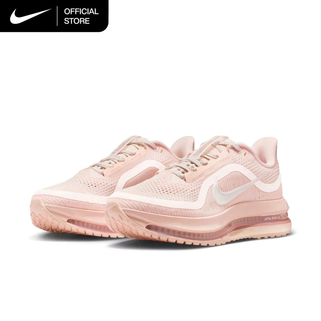 Nike Sepatu Lari Jalan Raya Premium Pegasus Wanita-Gold Mountain