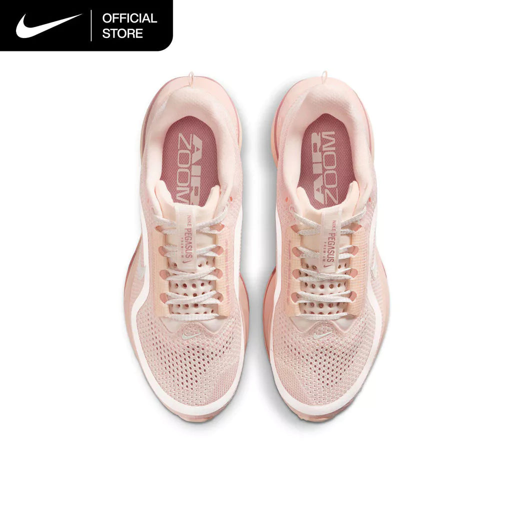 Nike Sepatu Lari Jalan Raya Premium Pegasus Wanita-Gold Mountain