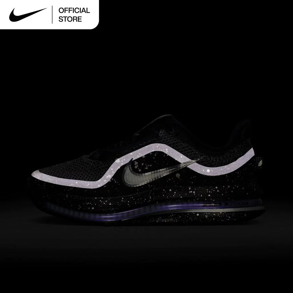 Nike Sepatu Lari Jalan Raya Premium Pegasus Wanita-Gold Mountain