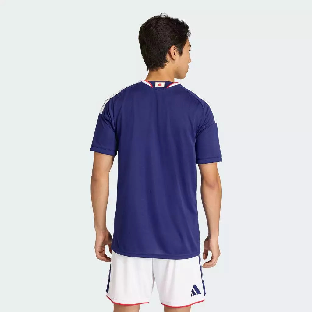 adidas Sepak Bola Jepang 26 Jersey Kandang Pria Biru-Emas Gunung