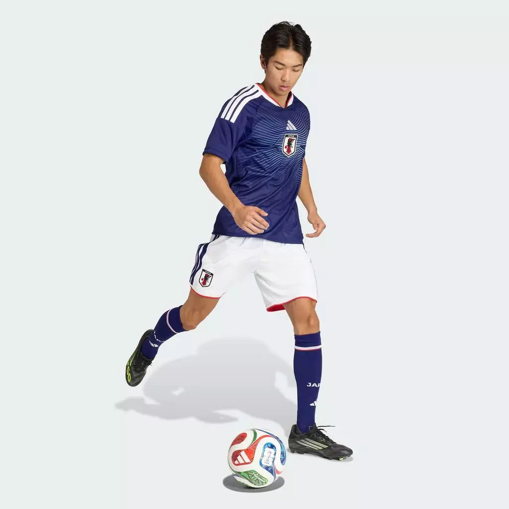 adidas Sepak Bola Jepang 26 Jersey Kandang Pria Biru-Emas Gunung