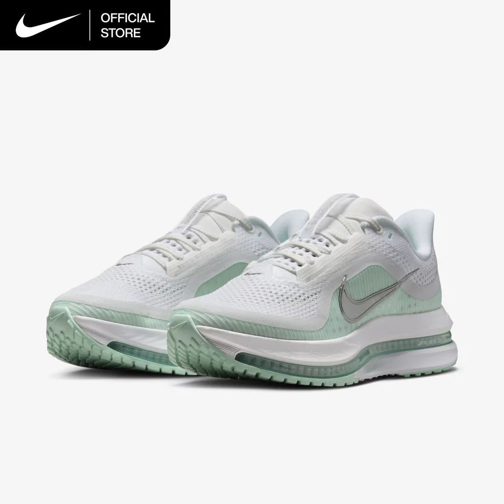 Nike Sepatu Lari Jalan Raya Premium Pegasus Wanita-Gold Mountain