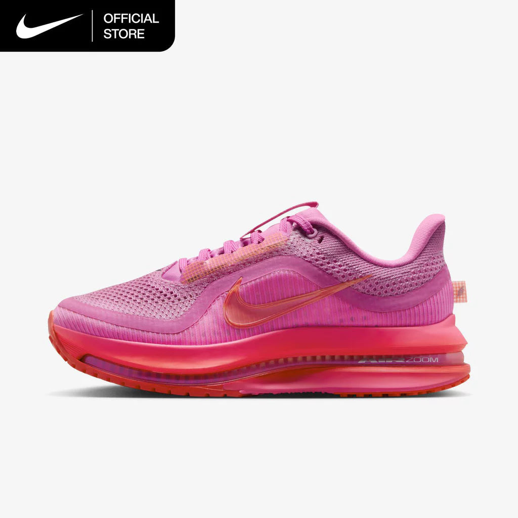 Nike Sepatu Lari Jalan Raya Premium Pegasus Wanita-Gold Mountain