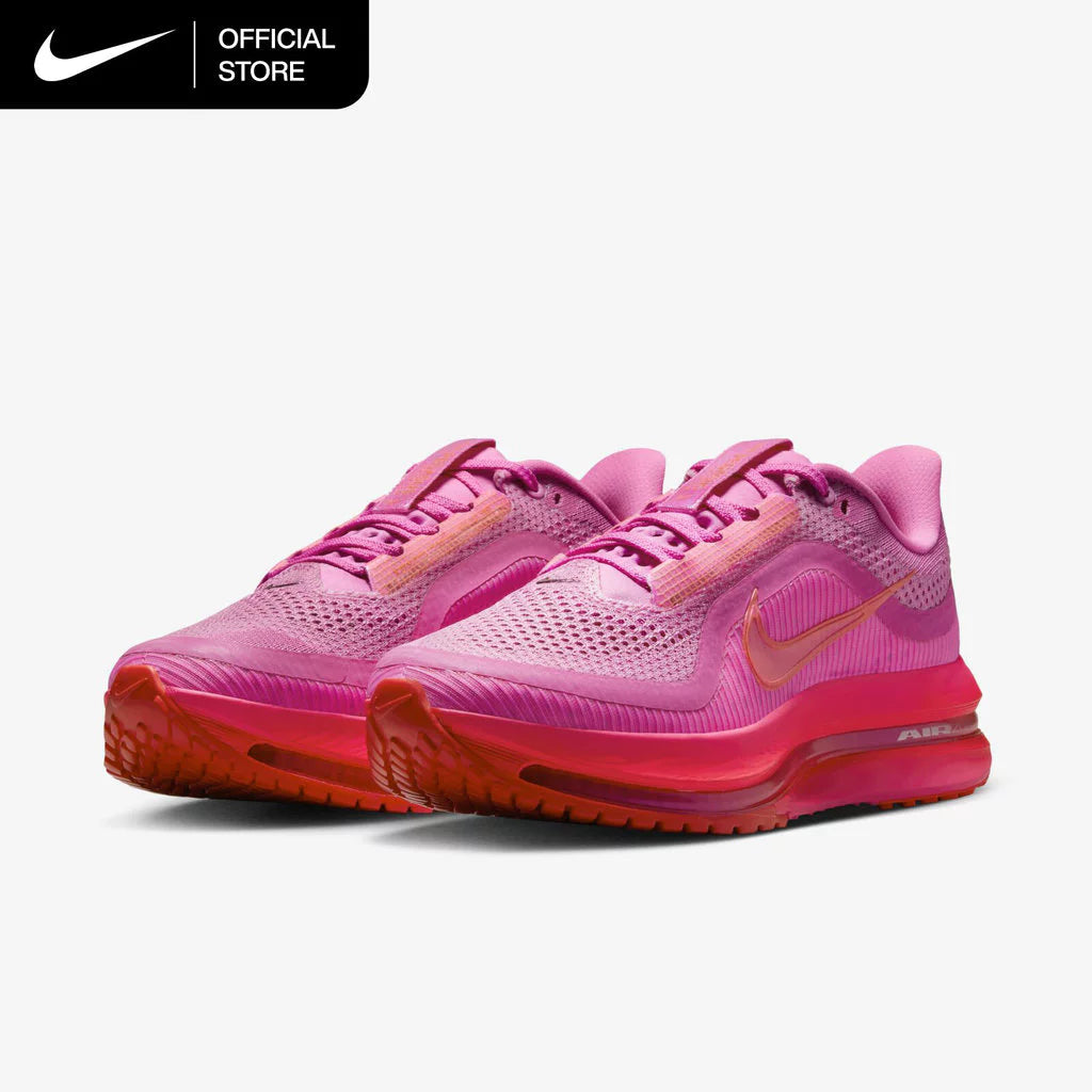 Nike Sepatu Lari Jalan Raya Premium Pegasus Wanita-Gold Mountain