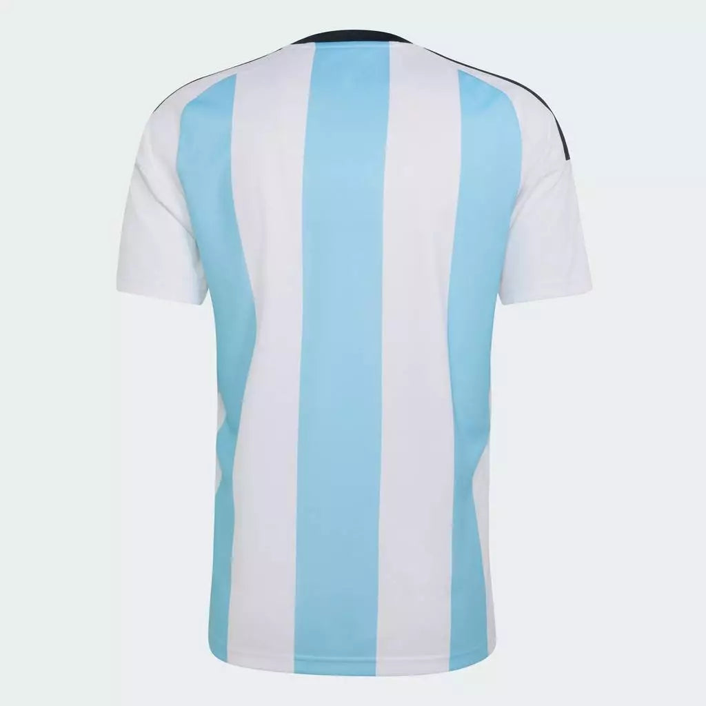 adidas Football Argentina 26 Jersey Fans Kandang Pria Putih-Emas Mountain