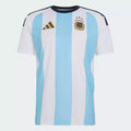 adidas Football Argentina 26 Jersey Fans Kandang Pria Putih-Emas Mountain