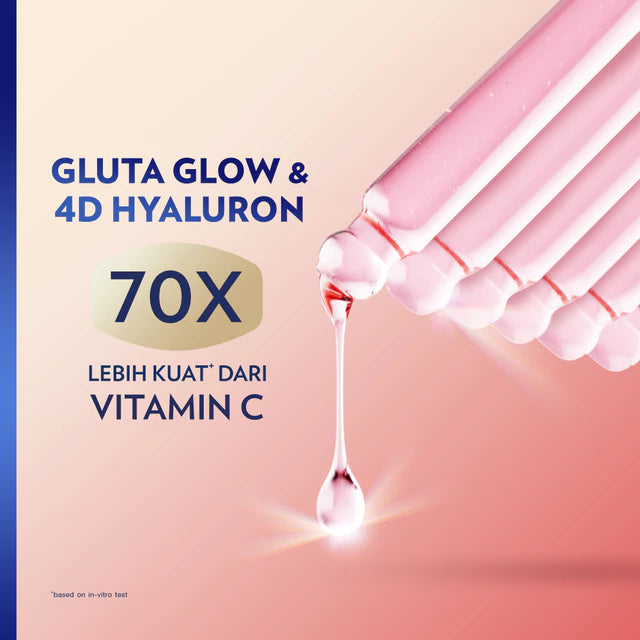 Vaseline Healthy Bright Gluta Hyaluron Niacinamide Serum Lotion Dewy Radiance 330Ml-Gold Mountain