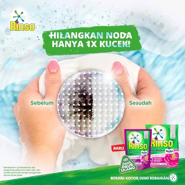 Rinso Baru Detergen Cair Varian Royal Gold 700g-Gold Mountain