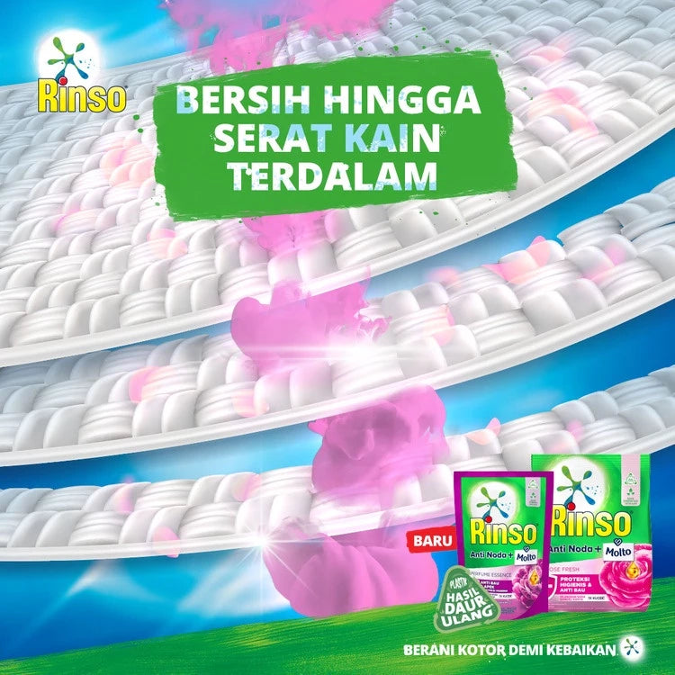 Rinso Baru Detergen Cair Varian Royal Gold 700g-Gold Mountain
