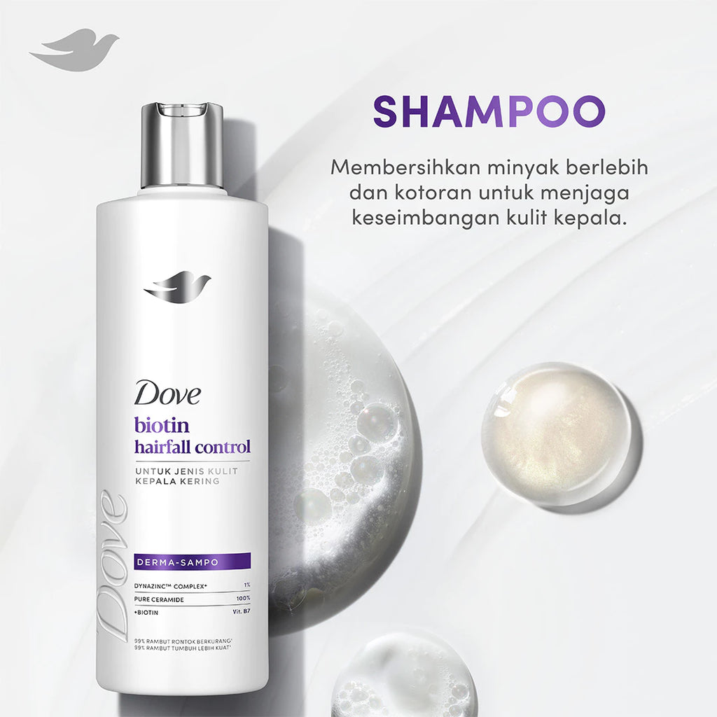Dove Sampo Pengontrol Rambut Rontok Biotin - Gold Mountain